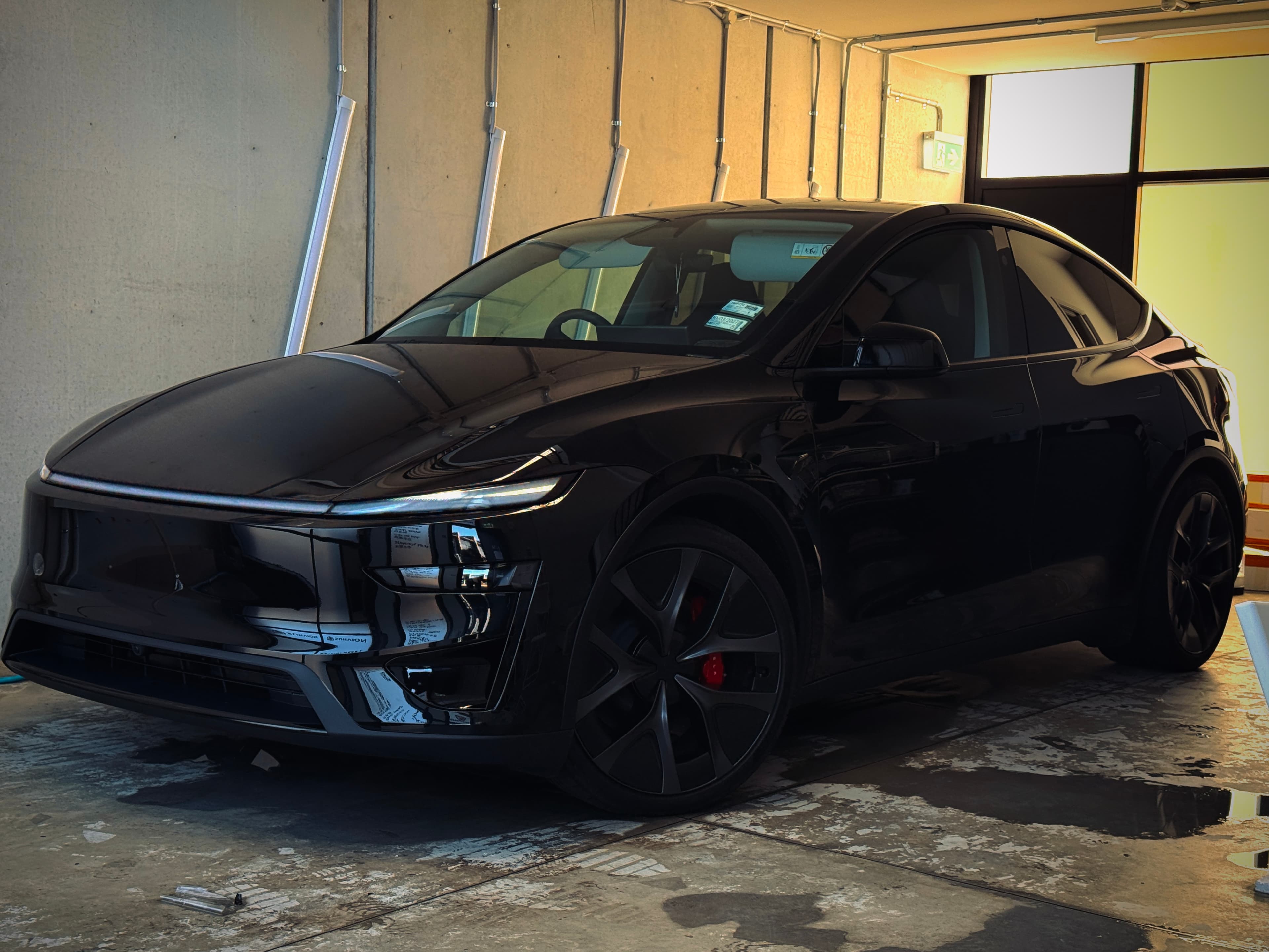 Tesla Model Y Black Clear PPF